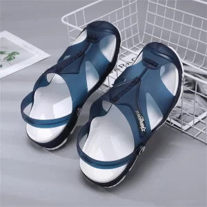 Men’s Breathable Hollow Out Shoes, Fashionable & Casual Anti-Slip Sandals For Summer