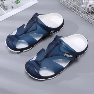 Men’s Breathable Hollow Out Shoes, Fashionable & Casual Anti-Slip Sandals For Summer