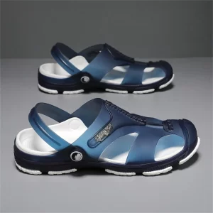 Men’s Breathable Hollow Out Shoes, Fashionable & Casual Anti-Slip Sandals For Summer