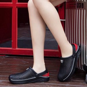 Men’s Casual Breathable Sandals, Beach Shoes, Garden Shoes, Perforated, Summer