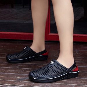 Men’s Casual Breathable Sandals, Beach Shoes, Garden Shoes, Perforated, Summer