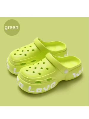 Unisex Breathable Hollow Out Clogs For Summer, Casual Home, Garden, Beach And Outdoor Wearing